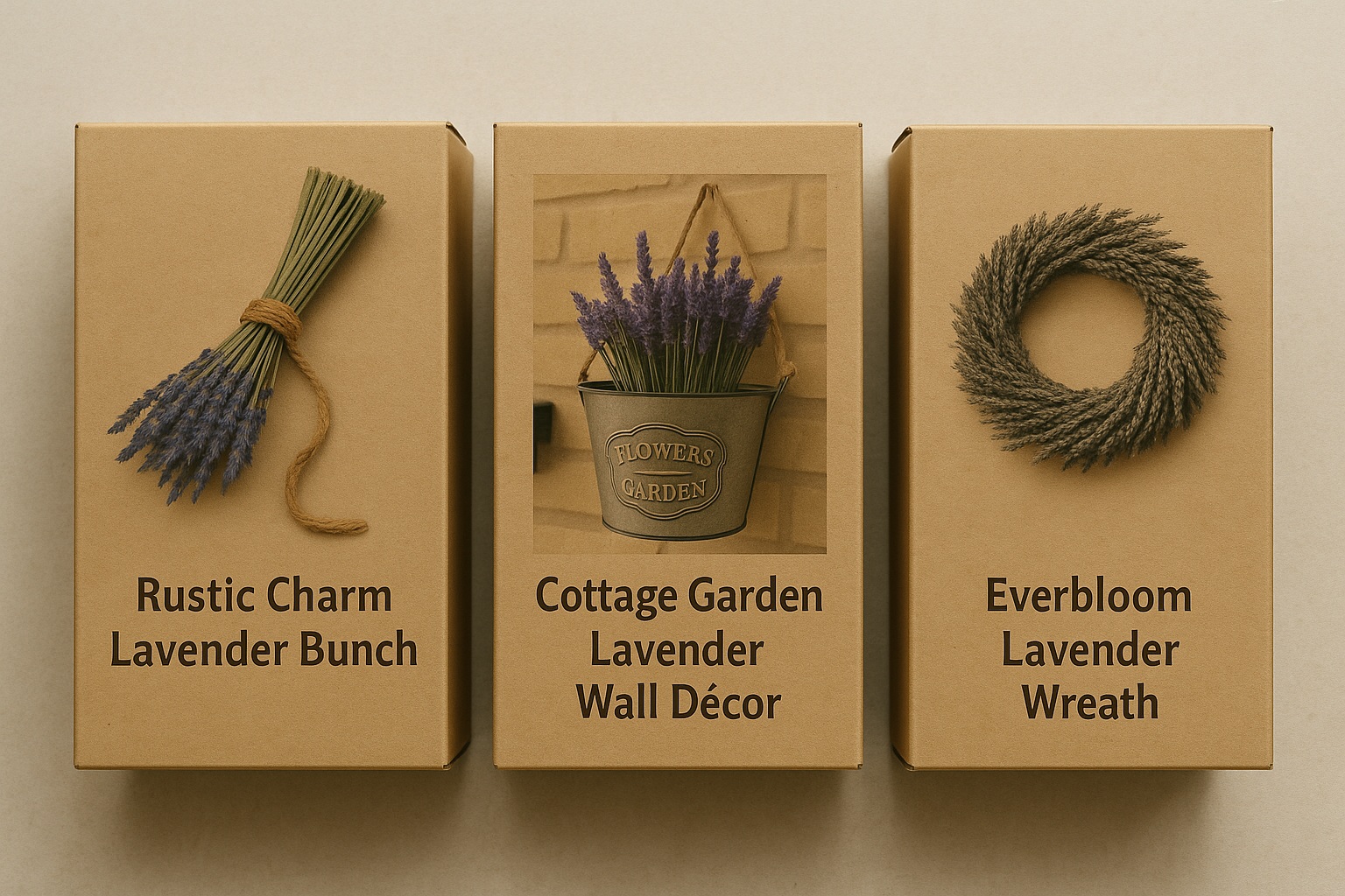 Toplu ambalajda toptan lavanta düzenlemeleri