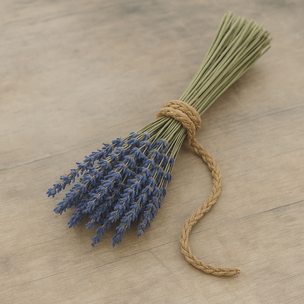 Geleneksel Lavanta Demeti - İple bağlanmış basit demet